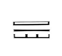 Car Central Interior for A6 for S6 for C6 2005-2011 Piano Black Centre Radio CD Air Conditioning Control Panel Car Inside Trim Sticker(1 Piano Black)