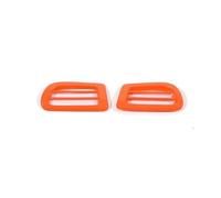 Car Central Interior for Chevrolet for Corvette C7 2014-2019 Car A Pillar Air Outlet Vent Trim Frame Stickers ABS Auto Interior(Orange)