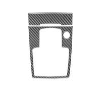 Car Central Interior For Q7 2007-2015 Carbon Fiber Interior Auto Gear Shift Control Panel Decoration Sticker Cover Trim Frame(Style A)