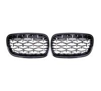 Car Centre Bumper Grille Compatible With For X5 X6 E70 E71 E72 2007 2008 2009 2010 2011 2012 2013 Diamond Chrome Grille Kidney Front Bumper Facelift Grill Inside