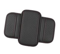 Car Centre Console Armrest Cushion - 43 x 31 cm Large Leather Sponge Cushion, Wear-resistant Soft Pad, Wide Application Design, Installation with Elastic Strap | Comfortable Arm Support and On