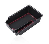 Car Centre Console Storage Box for BMW X3 G01 2019-2023 2024, Armrest Organiser Tray Central Control Special Storage Box Automotive Stowing Tidying Accessories,Red-normal
