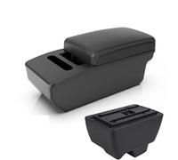 Car Centre Consoles Armrest Storage Box Internal Retrofit Red Black White Line ABS Plastic For Mahindra For Bolero(A3 white Tissue Box)
