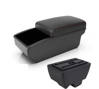 Car Centre Consoles Armrest Storage Box Internal Retrofit Red Black White Line ABS Plastic For Mahindra For Bolero Console(A1 red Tissue Box)