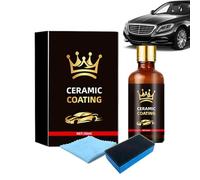 Car Ceramic Coating - 50ml Hydrophobic Paint Restorer | Advanced Nano Protection Detailing Agent with High Gloss Shield & Ultra Slick Finish for Trucks, SUVs, RVs and Daily Vehicles
