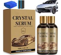 Car Ceramic Coating Spray, Car Ceramic Coating Agent, Easy Spray On Shine & Water Repellent Finish for Paint and Glass, 12 Months Long Lasting Protection, Suitable for Various Cars Models (2PCS)