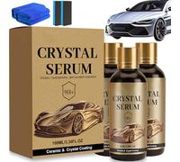 Car Ceramic Coating Spray, Car Ceramic Coating Agent, Easy Spray On Shine & Water Repellent Finish for Paint and Glass, 12 Months Long Lasting Protection, Suitable for Various Cars Models (3PCS)