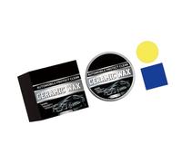 Car Ceramic Wax Set for Vehicle Paint Waxing, 50 G Wax Jar with Sponge Applicator and Polishing Cloth, Manual Exterior Care for Garage Upkeep Auto Detailing Hand Applicator Cloth Garage Finish