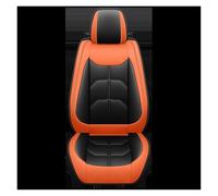Car Chair Covers 1 Piece For HYUNDAI For Solaris For Sonata For Creta For Encino For Elantra Ix25 Ix35 Universal PU Leather Car Seat Cover Car Seat Cover(Black Orange.)