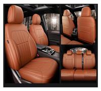Car Chair Covers For Benz W204 W205 W211 W203 W246 Car Accessories Seat Cover For 5 Seats Full Set Leather Specific Car Seat Cover(Orange)
