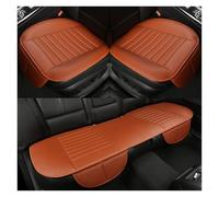Car Chair Covers For Lincoln For Navigator For MKS For MKZ For MKC For MKX For MKT All Models Universal Leather Seat Cushion(Full set brown)