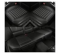 Car Chair Covers For Lincoln For Navigator For MKS For MKZ For MKC For MKX For MKT All Models Universal Leather Seat Cushion(Full set Black)