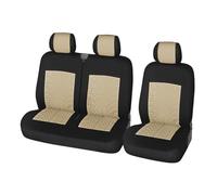 Car Chair Covers For Master 3 Seater 2+1Type Seat Covers Car Seat Cover For Transporter/VanUniversal For Most CarsTruck Interior(BEIGE)