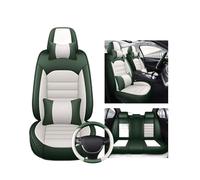 Car Chair Covers For POLO For Quest For Tiguan For Jetta For Golf For Lavida For Sagitar For Santana Full Set Leather Universal Car Seat Cover(Green With pillow)