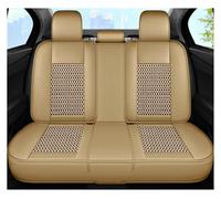 Car Chair Covers For SEAT For LEON For Ibiza For Cordoba For Toledo For Marbella For Terra For Ronda Ice Silk Breathable Car Leather Seat Cover(D back row)