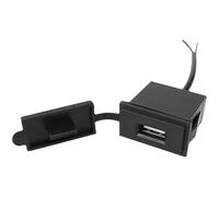 Car Charger 12V 24V Socket 2.4A Adapter Single USB Square Shape Car Safety Protection Charging Waterproof Power Adapter Switch No need to worry about overheating etc