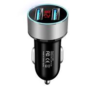 Car Charger 3.1A 1224V Quick Charge Dual 1pcs Car Charger Intelligent fast charge does not hurt the battery short circuit for protection