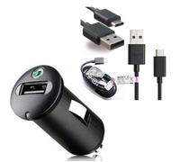 Car Charger Cigarette Lighter + Original Sony Micro USB Cable