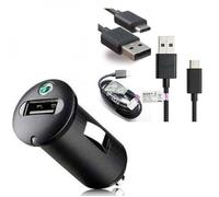 Car Charger Cigarette Lighter + Original Sony Micro USB Cable