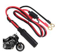 Car Charger Extension Corch - SAE to O Ring Terminal Quick Disconnect Cable | 2 Pin Power Extension for Motorcycle Batteries | Heavy Duty SAE Connector with re wiring