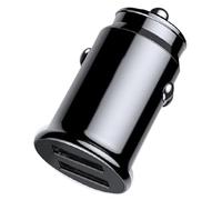 Car Charger - Fast Charge Car Charger | USB 3.1A Mobile Phone Adapter | Fast Charging Trolley Adapter with 2 Ports | Compact Car Accessories for All Smartphones and USB-Powered Devices