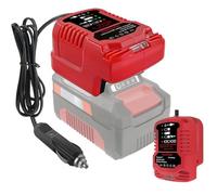 Car Charger for Einhell 18 V Battery, Mini Charger Replacement for Einhell 18 Volt PXC Battery 4511396 4511437 4511437OVP PXBP-300 PXBP-600 (No Battery)