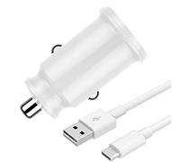 Car Charger For Google Pixel 10 Pro XL 9 9 Pro XL 9 Pro Fold 8A - USB Port 18W USB C Fast Car Travel Charger Adapter For Google Pixel 8 7 6 5 4 3 2 XL 8 Pro 7 Pro 6 Pro 7A 6A 5A 4A 3A (WHITE)