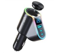 Car charger Joyroom JR-CL21, 4-in-1, 1x USB QC3.0, 2x USB-C PD 150W (black)