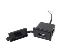 Car Charger Mini USB Port Square Shape Charger Socket 12V/24V Quick Charge With Waterproof Panel for Marine Boat 5V 2.4A plug connector wire sae waterproof for car wiring male female adapter power car