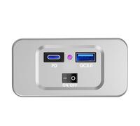 Car Charger Socket RV-Plug 12 Volt 4 Port Quick Charge USB PD QC Multiple Waterproof Aluminum Adapter | Motorcycle Truck RV Trailer Boat Marine Marine Rv Truck RV Trailer Marine Rv Station