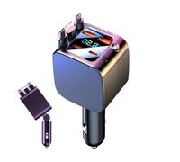 Car Charger - Starlight Phone Power | Starry Sky Atmosphere Ambient Lighting, 18w High Speed Usb Port, Intelligent Voltage Protection Adapter Fast Charging for Daily Commute Adventure