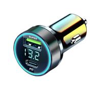 car charger, USB 120W Type C Charging Mobile Phone Adapter Socket 1 Lighter Fit For Xiaomi For Huawei lighter