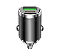 Car Charger USB C Cigarette Lighter USB Charger 2 Ports,QC 3.0+PD 30W Fast Car Charger Socket Compatible with iPhone, Samsung Galaxy, Google Pixel, Xiaomi, Tablets