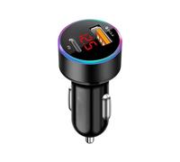 Car Charger USB C Type Fast Adapter Charge 36W QC 3.0 2-Port USB with Led Cigarette Lighter USB Charger compatible with Android and Apple Power Outlet 12-24V