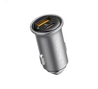 Car Charger USB C, VOLTME 30W Car Charger Adapter Cigarette Lighter USB Charger for iPhone 14 13 12 Pro Max Samsung Huawei Xiaomi AirPods etc, Grey