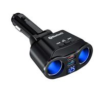 Car Charger with FM Transmitter Fast Charging USB Port 4. 8A Power Output Universal Socket for Vehicles 12