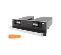 Car Charging Hub Compatible with Tesla Model 3/Y/YL - Dual USB-C, USB-A & PIN8 Ports, 131W Total Power, Hidden Installation for Modern Vehicles (Type-C+PIN8)