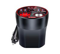 Car Charging Port,USB Car Phone Charger Inverter - Versatile Auto Power Inverter for Daily Commuting Road Trip Accessories Camping Travel Vacation