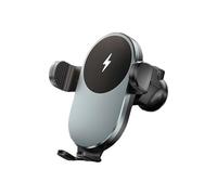 Car Charging Stand - 15W High Power Wireless Charger, Adjustable Phone Holder Ventilation, Solid Secure Driving, Reliable Modern Vehicle Accessory, Simple Rapid Use
