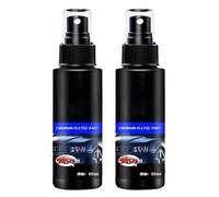 Car Chrome Cleaner - Nano Polish Spray Scratch Remover, Vehicle Restoration with Easy Application for Truck, Boat, SUV, RV, Stainless Steel, Aluminum, Brass, Copper, 2 Pieces