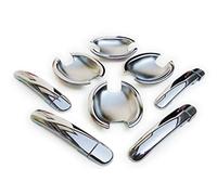 Car Chrome Plated 4 Door Handle Cover Cup Bowl combo Molding Cover Trim For Kuga 2013 2014 2015 2016 2017 2018 2019
