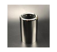 Car Chrome Stainless Steel Exhaust Tail Rear Muffler Tip Pipe Case For E90 E91 E92 E93 F30 320LI 316 325i 328i 3-series 2005-2012(Silver)