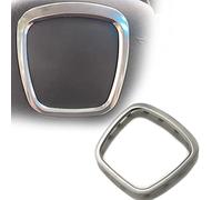 Car Chrome Steering Wheel Trim Cover For Audi A3 A4 B6 B7 B8 A5 A6 C6 Q7 Q5 Emblem Badge Frame Sequin Centering Sticker