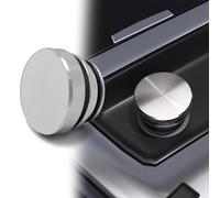 Car Cigarette Lighter Cover, Car Interior Accessorie, Aluminum Dustproof Cover, Dustproof Cigarette Lighter Plug Cover, Cigarette Lighter Cap for Car Decorations & Protection Fits Most Car (Silver)