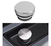 Car Cigarette Lighter Plug Cover, Aluminum Cigarette Lighter Socket Cover Cap, 12-Volt Universal Replacement Accessory Waterproof Dustproof Plug Cover for Car Power Port Outlet, Universal Fit (Sliver)