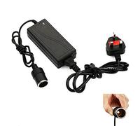 Car Cigarette Lighter Socket Adapter UK Plug AC 100-240V Power to 12V 5A Car Power Charger Converter (USE FOR BELOW 60W)