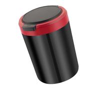 Car Cigarettes Ashtray, Portable Blue LED Light Car Cup Holder with Lid, Vehicle Cigarettes Cup Holder