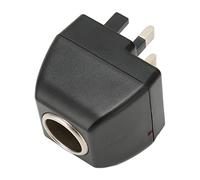 Car Cigarettes Lighter Adapter, 110V 120V AC to 12V DC Car Power Adapter with LED Light Indicator, Fast Charge Car Power Adapter (UK Plug)