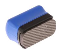 Car Clay Bar Block with Ergonomic Handle, Auto Detailing Sponge Pad for Removing Tar, Tree Sap, Paint Overspray, Blue