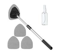 Car Cleaning Brush,Microfibre Mop Car Wash Kit for Cleaning Van Truck Caravan,Scratch Free 4 Mop Heads,Extendable Pole, Cleaning Brush with Telescopic Handle,Car Window Windshield Cleaning Products G